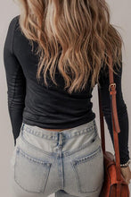 Load image into Gallery viewer, Round Neck Long Sleeve Top