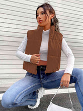 Load image into Gallery viewer, Zip-Up Puffer Vest