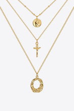 Load image into Gallery viewer, 3-Piece 18K Gold-Plated Pendant Necklace