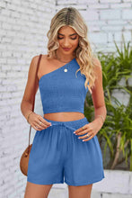 Load image into Gallery viewer, BRIANNY One-Shoulder Top and Shorts Set