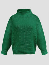 Load image into Gallery viewer, Turtleneck Long Sleeve Sweater