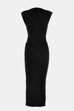 Load image into Gallery viewer, Slit Plunge Sleeveless Maxi Dress