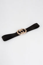Load image into Gallery viewer, Double Hoop Buckle Elastic Belt