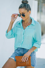 Load image into Gallery viewer, Button-Up Shirt with Breast Pockets