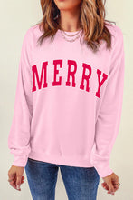 Load image into Gallery viewer, MERRY Graphic Dropped Shoulder Sweatshirt