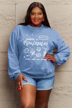 Load image into Gallery viewer, Simply Love Full Size GINGERBREAD Long Sleeve Sweatshirt