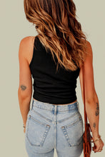 Load image into Gallery viewer, Ribbed Sleeveless Cropped Tank