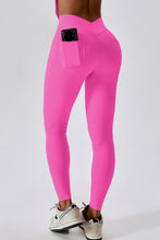 Load image into Gallery viewer, Wide Waistband Slim Fit Back Pocket Sports Leggings
