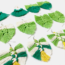 Load image into Gallery viewer, Fringe Detail Dangle Earrings