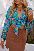 Load image into Gallery viewer, BIANCA Floral Cropped Top