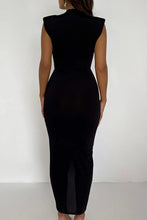 Load image into Gallery viewer, Slit Plunge Sleeveless Maxi Dress