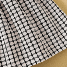 Load image into Gallery viewer, Plaid Bow Detail Round Neck Dress