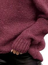 Load image into Gallery viewer, One Shoulder Long Sleeve Sweater