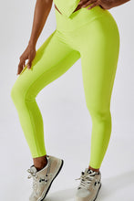 Load image into Gallery viewer, Wide Waistband Slim Fit Back Pocket Sports Leggings
