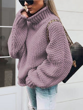 Load image into Gallery viewer, Turtleneck Long Sleeve Sweater