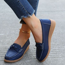 Load image into Gallery viewer, Weave Wedge Heeled Loafers