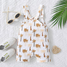 Load image into Gallery viewer, Kids Botanical Print Overalls