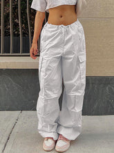 Load image into Gallery viewer, Drawstring Waist Cargo Pants