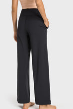 Load image into Gallery viewer, Drawstring Waist Wide Leg Sports Pants with Pockets