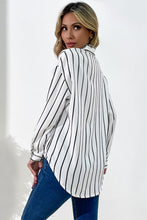 Load image into Gallery viewer, Vertical Stripes Button Down Shirt