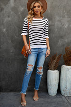Load image into Gallery viewer, POLLY Striped Knit Top