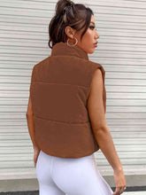 Load image into Gallery viewer, Zip-Up Puffer Vest