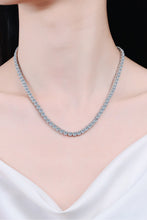 Load image into Gallery viewer, Moissanite Rhodium-Plated Necklace