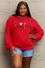 Load image into Gallery viewer, Simply Love Full Size CHRISTMAS Long Sleeve Sweatshirt