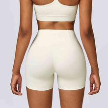 Load image into Gallery viewer, Wide Waistband Slim Fit Sports Shorts
