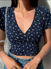 Load image into Gallery viewer, BITTERSWEET Floral Crop Top