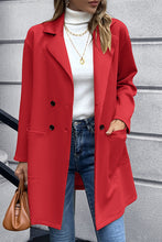 Load image into Gallery viewer, Lapel Collar Long Sleeve Blazer