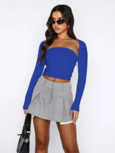 Load image into Gallery viewer, Cutout Raglan Sleeve Bolero and Tube Top