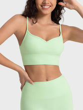 Load image into Gallery viewer, Spaghetti Strap Sport Bra