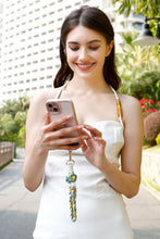 Load image into Gallery viewer, Floral Braided Wristlet Key Chain