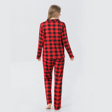 Load image into Gallery viewer, Women Plaid Collared Neck Shirt and Pants Set