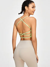 Load image into Gallery viewer, Crisscross Spaghetti Strap Active Bra