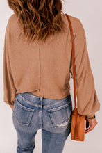 Load image into Gallery viewer, Round Neck Ribbed Top