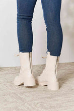 Load image into Gallery viewer, East Lion Corp Zip Back Lace-up Front Combat Boots
