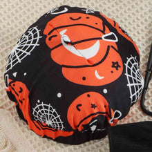 Load image into Gallery viewer, Baby Girl Halloween Theme Bow Front Round Neck Dress