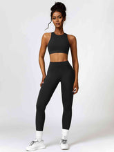 Load image into Gallery viewer, Cutout Cropped Sport Tank and Leggings Set