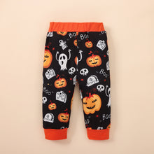 Load image into Gallery viewer, Baby MY FIRST HALLOWEEN Graphic Bodysuit and Printed Long Pants Set