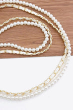 Load image into Gallery viewer, Pearl PU Crossbody Chain