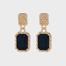 Load image into Gallery viewer, Geometric Alloy Dangle Earrings