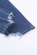 Load image into Gallery viewer, High-Rise Distressed Hem Detail Jeans