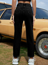 Load image into Gallery viewer, Button Fly Long Jeans