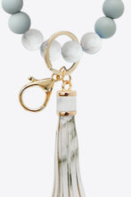 Load image into Gallery viewer, LOVE Beaded Keychain with Tassel