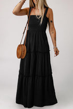 Load image into Gallery viewer, Smocked Sleeveless Square Neck Tiered Dress