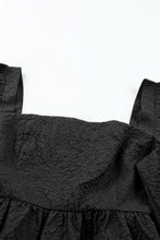 Load image into Gallery viewer, Square Neck Half Sleeve Peplum Blouse