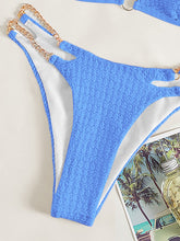 Load image into Gallery viewer, Chain Detail Halter Neck Bikini Set