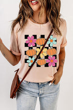 Load image into Gallery viewer, Graphic Round Neck Short Sleeve T-Shirt